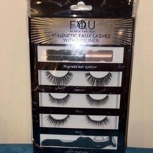 BFY Magnetic Faux Lashes with Eyeliner